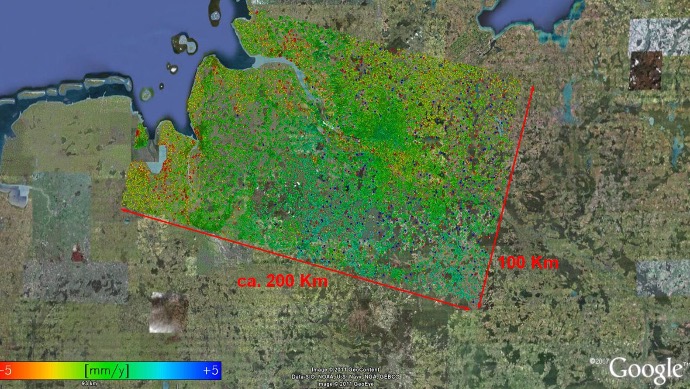 Monitorizare tasare infrastructura prin interferometrie