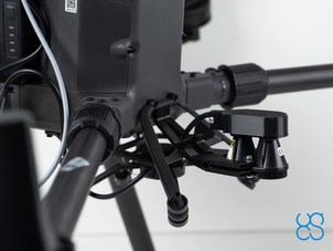 Laser altimeter mountings for DJI M300 RTK drone