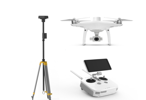 [DJI Phantom 4 RTK] DJI Phantom 4 RTK + D-RTK 2 Mobile Station Drona (combo)